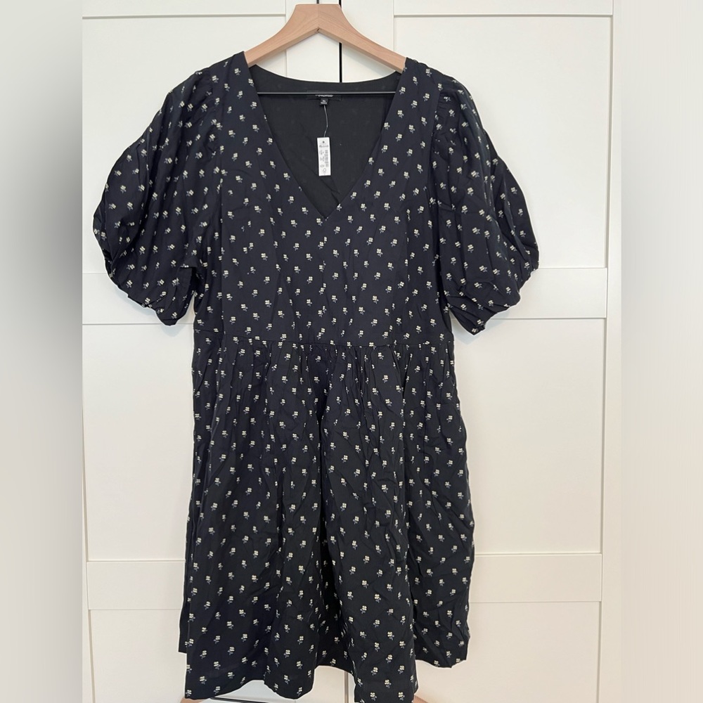 Madewell size XL gather sleeve pocket dress